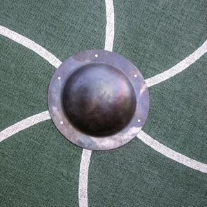 Escudo Redondo Vikingo CH, Escudo Medieval de Metal por Calvin Handicraft - Product Image 4