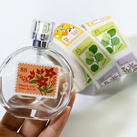 Étiquette autocollante en vinyle imperméable personnalisée avec estampage à chaud en feuille d'or, étiquette pour flacon de shampoing, de parfum, de cosmétique