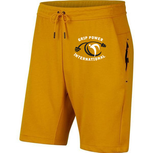 Double couche Sports Fitness Shorts Hommes Couleur Solide Running Activewear Hommes Shorts Avec Poches - Product Image 1