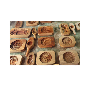 แม่พิมพ์ขนมไหว้พระจันทร์ทำจากไม้อุปกรณ์ในครัวแม่พิมพ์ขนมอบเค้กแบบโฮมเมดสุดสร้างสรรค์ - Product Image 5