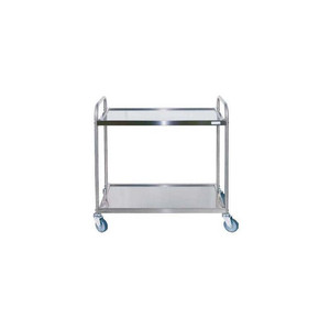 Carrito de Servicio Gi-Metal de Acero Inoxidable, Capacidad en kg, 83 x 52 x 93 h cm, Equipo de Catering, Suministros para Restaurantes, Venta al por Mayor - Product Image 1