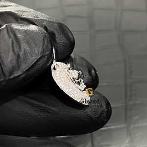 จี้ฮิปฮอปสุดสวยมาใหม่ประดับด้วยเพชรโมอิส925สีเงินสเตอริง - Product Image 3