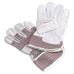 Guantes de trabajo de cuero de vaca Guantes DE TRABAJO resistentes a la abrasión Heavy Canadian Rigger Construcción Trabajadores Guantes de manejo - Product Image 4