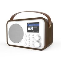 MA-336 ahşap Wifi radyo bluetooth ve taşınabilir radyo alıcısı ile 2000mAH dahili pil