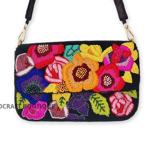 vLemon Beaded <b>Bag</b>, Purse Lemon Beaded Lemon <b>Clutch</b>, <b>Yellow</b> Lemon Summer Vacation Purse, Unique White Beaded <b>Clutch</b> Lemon - Product Image 3