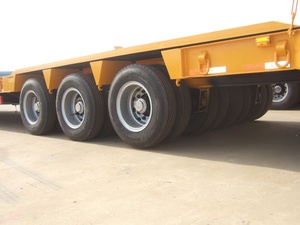 Semirremolque de Plataforma Baja de 100 Toneladas con Suspensión Cantilever, Tres Líneas y Seis Ejes - Product Image 4