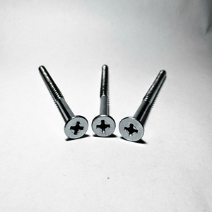 M3.5 x 55 mm DIN 7505 Phillips CKS Đầu phẳng kẽm mạ một phần ren ván vít hạt Hội Đồng Quản trị vít tấm gỗ - Product Image 2