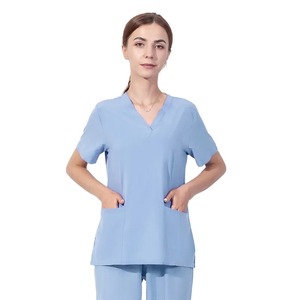 Meilleure qualité médecins et infirmières femmes gommage uniforme d'allaitement ensembles médical gommage hôpital costume - Product Image 2
