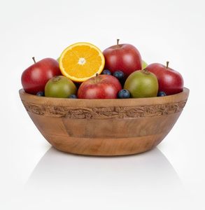 Bol à mélanger en bois poli de haute qualité à forte valeur ajoutée pour les hôtels et les restaurants - Product Image 1