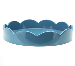 Nhat Minh Artisanat Plateau Laque Plateau Rond Laqué Pétoncle Fait Main Du Vietnam - Product Image 1