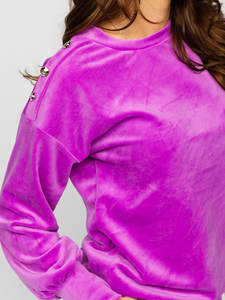 Ensemble de survêtement en velours pour femmes de haute qualité, vêtements d'hiver, ensemble de sweat-shirt à fermeture éclair, survêtement en velours, survêtement en velours pour femmes, ensemble deux pièces - Product Image 5