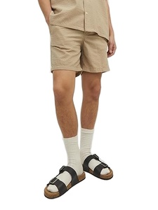 2025กางเกงขาสั้นผู้ชายผ้าฝ้าย100% เทอร์รี่เทอร์รี่โลโก้กำหนดเองรูปแบบสีทึบสไตล์ลำลอง - Product Image 6