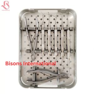 BISONS Vente en gros – Kit d'instruments dentaires vétérinaires certifiés CE Classe II – Élévateurs à poignée standard en acier inoxydable pour chiens - Product Image 3