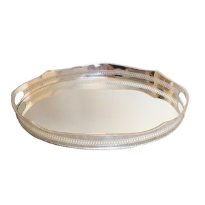 Bandeja de servicio de desayuno de estilo lujoso, bandeja decorativa para servir alimentos para platos de servidor de Pasta de alimentos de calidad sostenible - Product Image 4