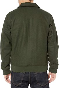 Blouson bombardier chaîne de haute qualité blouson bombardier broderie en chenille veste de vol surdimensionné pour hommes Jack - Product Image 5