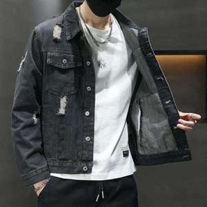 Men Washable Cotton Mens Jean <b>Jackets</b> 100% Cotton <b>Denim</b> <b>Jacket</b> Sustainable Plus Size <b>Denim</b> High Quality Made in Pakistan - Product Image 4