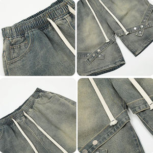 Short en jean pour homme respirant et personnalisé, short en jean pour homme, haute qualité, design et logo personnalisés acceptés, short en jean pour homme - Product Image 5
