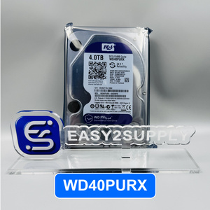 Disco Duro Usado de 4 TB, Disco Duro Morado de 3.5 Pulgadas, 4 TB, SATA3, 6 Gb/s, IntelliPower, 5400 RPM, 64 MB, HDD, DVR, NVR, <span class=keywords><strong>WD40PURX</strong></span> - Product Image 1