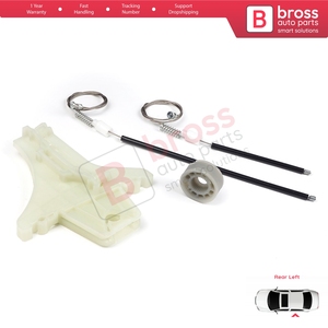 Kit de réparation de lève-vitre arrière gauche BWR304 pour Jetta Golf MK5 A5 1K R32 GTI Rabbit Plus 5M1 1K4839461 - Product Image 6
