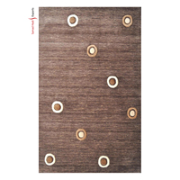 Tapis de sol en coton écologique, doux, lisse, au design moderne et luxueux, brodé et tissé à la main, grand format, best-seller en gros