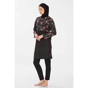Nissa nero completamente coperto Hijab costume da bagno Cover up modello 9282 - Product Image 3
