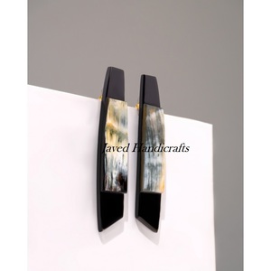 2024 nueva llegada Premium Natural Buffalo cuerno pendiente hecho a mano estilo Animal Qty cuerno pendiente para niñas y mujeres - Product Image 4