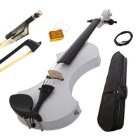 Professional Grade Sound Quality Electric Violin Solid Spruce 4/4 Student Electric Violin