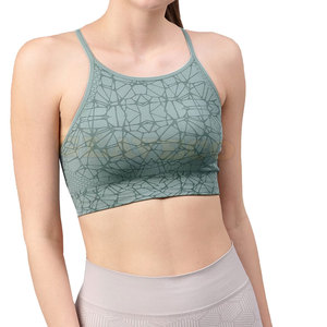 Soutien-gorge de sport pour femmes de qualité supérieure, respirant, grande taille, avec logo sur le devant, maintien élevé, design professionnel - Product Image 1