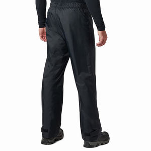 Pantalon de pluie élastique pour homme, couleur noire, coupe-vent, avec Logo et Design personnalisés - Product Image 2