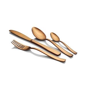 High Quality Multi Color Tableware Fashion Gold Polished Spoon Fork Set stainless steel Advanced <b>Flatware</b> - Product Image 4