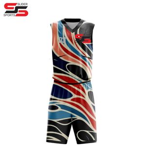 Uniforme de baloncesto de calidad Premium personalizado de tendencia superior poliéster sostenible ligero secado rápido uniformes de baloncesto OEM - Product Image 5