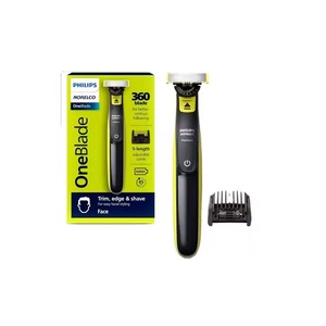 <strong>Philips</strong> Norelco OneBlade 360 Hybrid Electric <strong>Shaver</strong> 5-in-1 Face Trimmer Stubble Comb Frustration Free Packaging Model QP2724/90