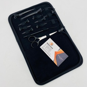 Kit d'outils de retrait de pince d'applicateur de micro anneau en acier inoxydable de qualité chirurgicale en vente en gros Extension de cheveux réutilisable noir mat - Product Image 4