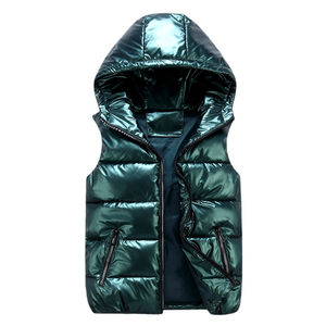 High Quality Navy Blue Sleeveless Men <b>Vest</b> Best Selling Comfortable Breathable Winter Custom Design Waistcoats Men's Puffer <b>Vest</b> - Product Image 2