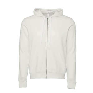 เสื้อฮู้ดดี้แบบซิปสีพื้น ผ้าโพลีเอสเตอร์ ทรงสลิมฟิต สำหรับผู้ชายและผู้หญิง  แบบสวมหัว มีซิป  สำหรับงานยูนิฟอร์ม  สามารถสกรีนลายได้ - Product Image 3