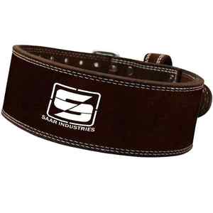 เข็มขัดหนังวัวแท้สำหรับผู้ชายและผู้หญิงอุปกรณ์ออกกำลังกาย100% กันลื่น - Product Image 1