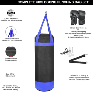 Guantes de boxeo de color personalizados precios económicos al por mayor conjuntos de Equipo de Boxeo saco de boxeo - Product Image 6