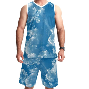 Maillot de basket-ball de vente chaude uniforme de basket-ball personnalisé en maille respirante réversible - Product Image 1