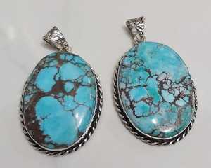 จี้อัญมณีเทอร์ควอยซ์ที่มีเสน่ห์ดึงดูดต่างหูทองเหลืองแว่นกันแดดสแตนเลสคริสตัลชุบสำหรับเด็ก - Product Image 3