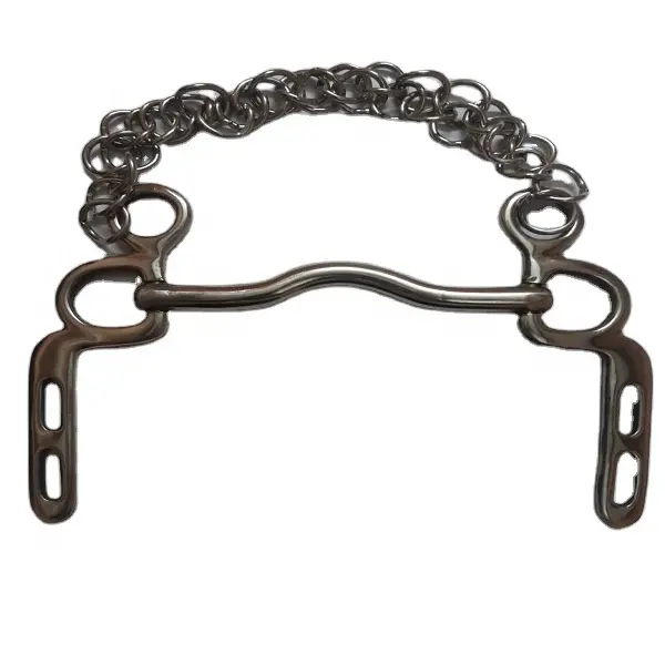 Bits ecuestres para caballos Pessoa Stubben que incluyen mordazas de snaffles de anillo sueltos y broca de caballo de venta en línea de Pelham para caballos fuertes