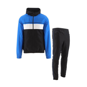 Venta al por mayor de ropa deportiva de algodón y poliéster chándal personalizado para hombre con logotipo bordado personalizado conjunto de chándal para hombre de gran tamaño al por mayor - Product Image 2