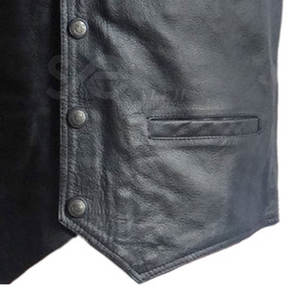 Breathable Winter Warm <b>Men</b> <b>Leather</b> <b>Vest</b> Casual Wear Reasonable Price <b>Men</b> <b>Leather</b> <b>Vest</b> - Product Image 4