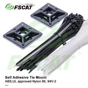 ตัวจัดระเบียบสายไฟแบบติดผนัง FSCAT พร้อมตัวยึดสายไนลอนแบบมีกาวในตัว ตัวดูดจับสายไฟ ตัวจัดระเบียบสายเคเบิล สติ๊กเกอร์ติดผนัง ตัวล็อคสายไฟ - Product Image 3