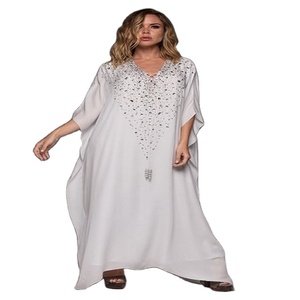 Nouveauté Abaya Caftan musulman Caftan Abaya Jalabiya robe vêtements islamiques manches longues robe femmes nouveautés pakistanaises - Product Image 1