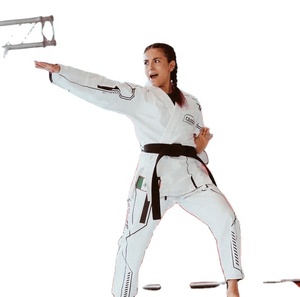 Uniforme de Taekwondo Profesional Personalizado, Nuevo, Blanco, para Entrenamiento de Artes Marciales - Product Image 3