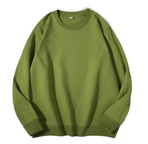 Sweat-shirt pour homme surdimensionné personnalisé, vente chaude, coton uni, col rond, style tendance, motif uni, sweat-shirt d'hiver pour homme - Product Image 2