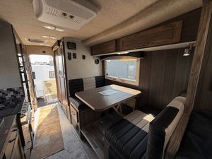 Forest River Sunseeker Motorhome Gray Aluminum 6 Person Travel Trailer Modern Design with Slide-Out Kitchen for <b>Mobile</b> Travel - Product Image 5