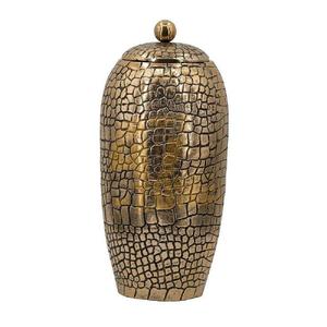 Elegant Design <b>Urns</b> Cremation Adult <b>Urn</b> <b>Jars</b> For Memorial Ashes Container <b>Jar</b> In Metal For Funeral Services - Product Image 2