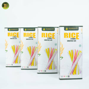 หลอดข้าวธรรมชาติสำหรับเครื่องดื่มปลอดพลาสติกอย่างยั่งยืน - Product Image 1