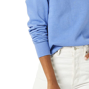 Sudadera de mujer elegante con material suave liso casual cómodo sudadera de secado rápido para mujer - Product Image 5